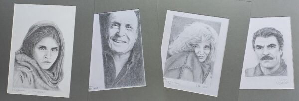 Hand Drawn Pencil Portraits