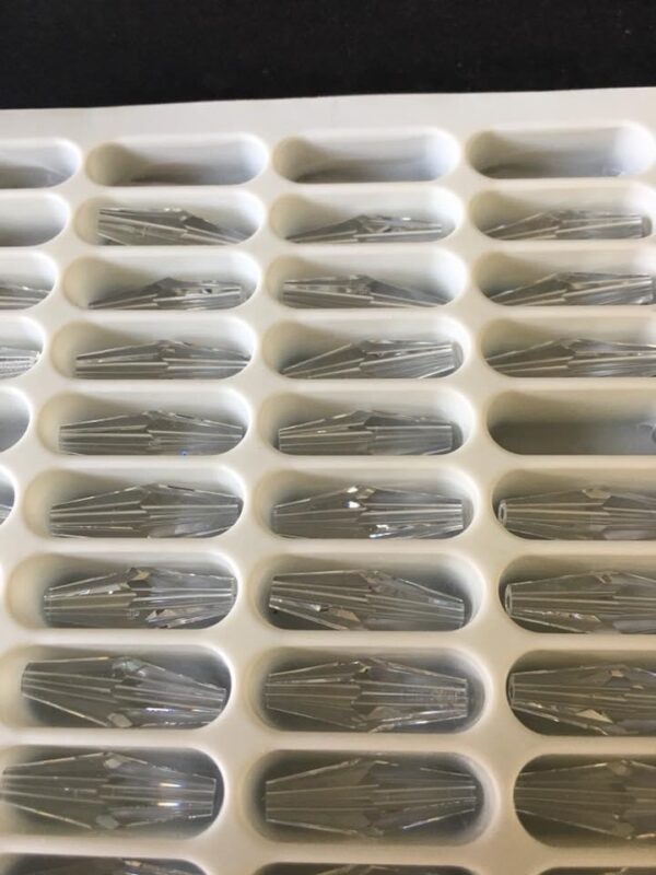 Swarovski® Elongated Bicone Clear Bead 25x8mm