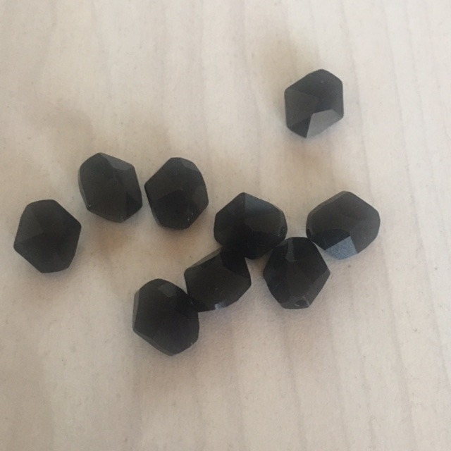 Swarovski® Bead 12mm Jet (9)