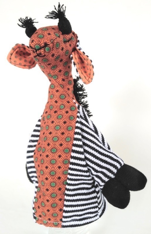 GIRAFFE HAND PUPPET SOFT TOY