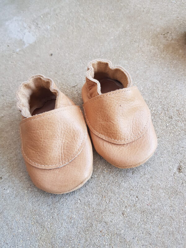 Plain Leather Baby Moccasins