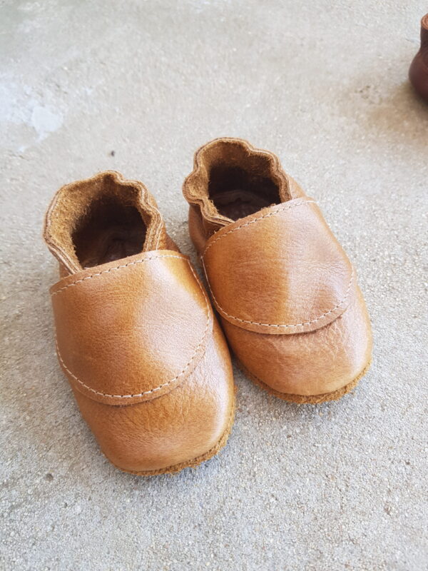 Plain Leather Baby Moccasins