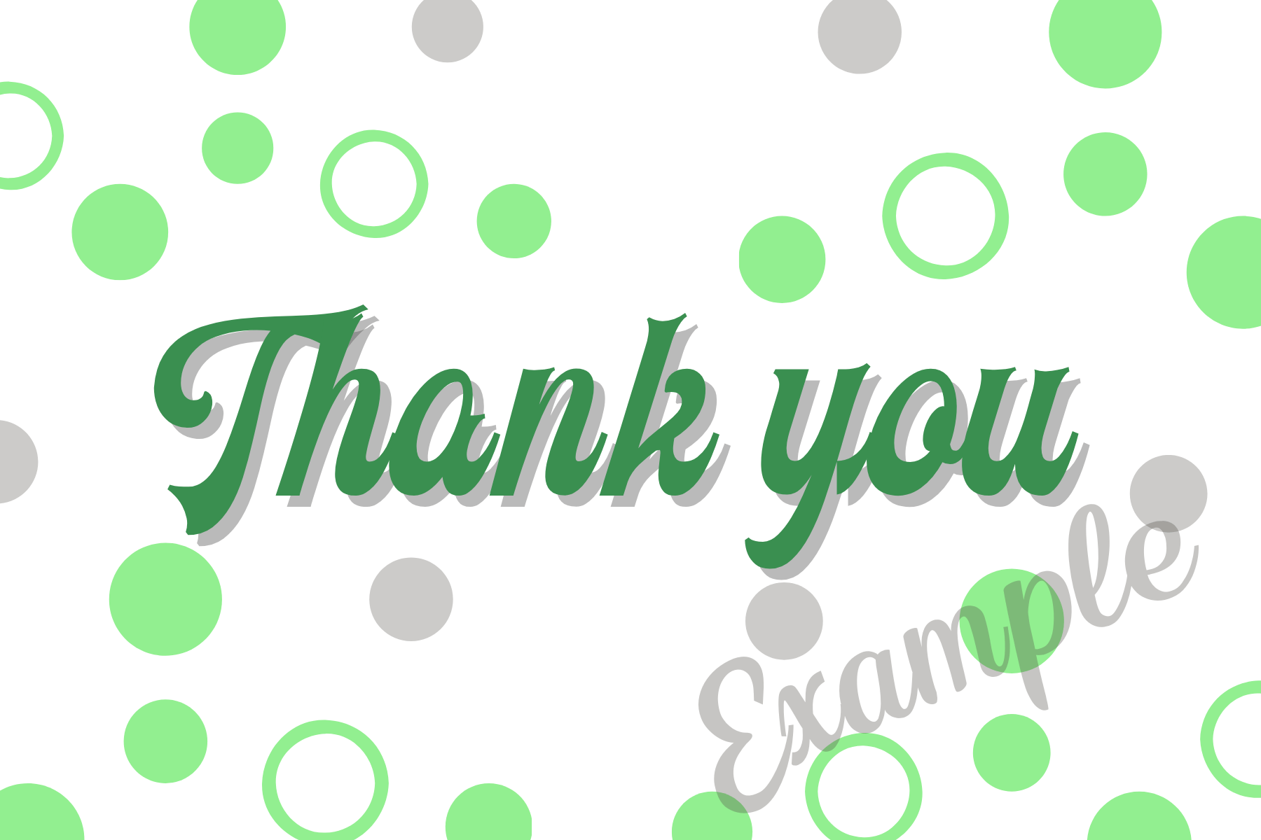 Thank you Card - Creamsoda Bubble