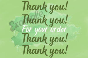 Thank you Card - Serene Green
