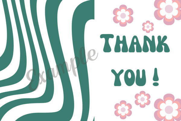 Thank you Card - Retro 4