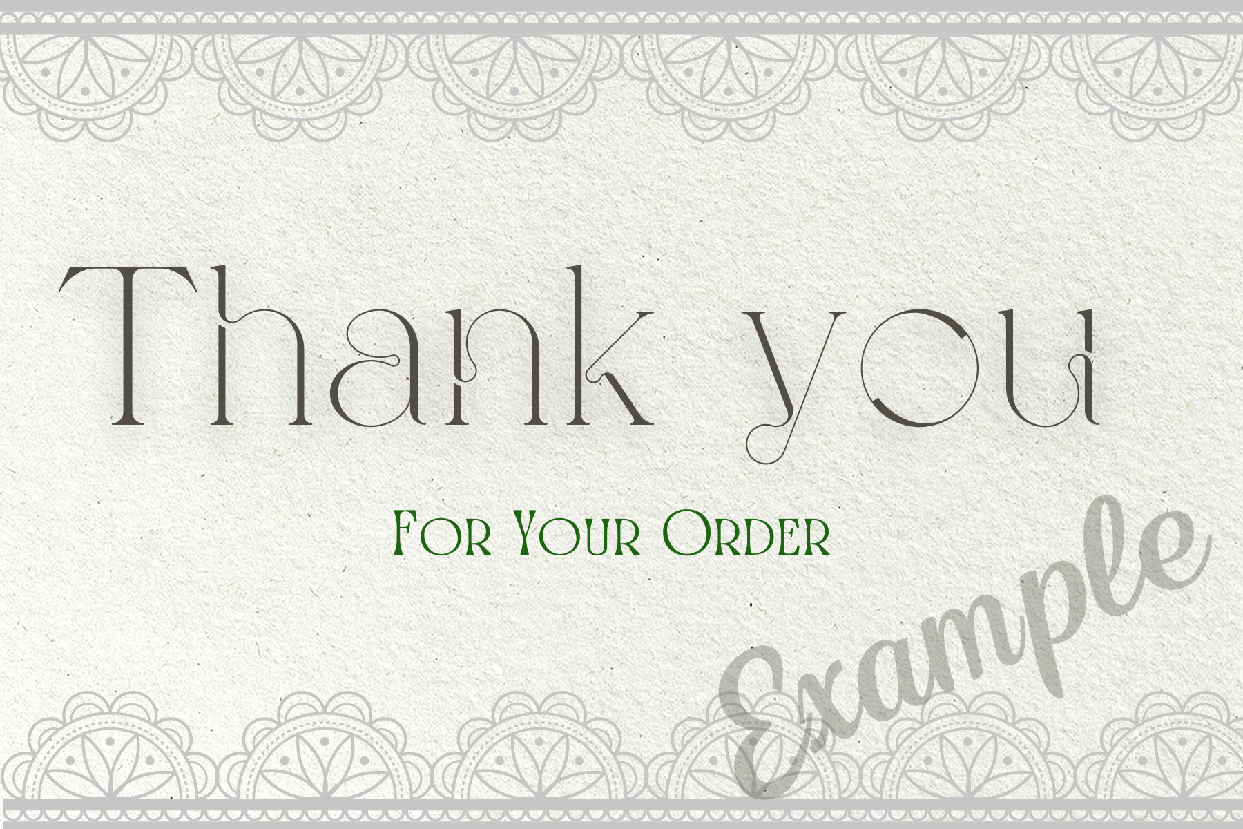 Thank you Card - Vintage 2