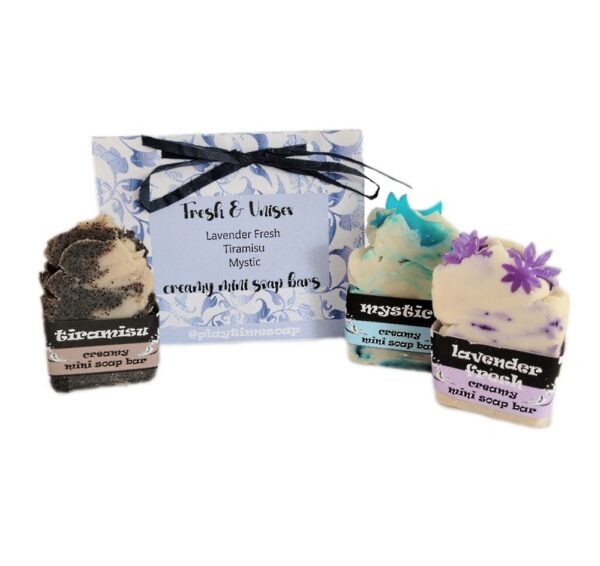 GIFT SET MINI SOAP BAR fresh & unisex 2 soap gift set