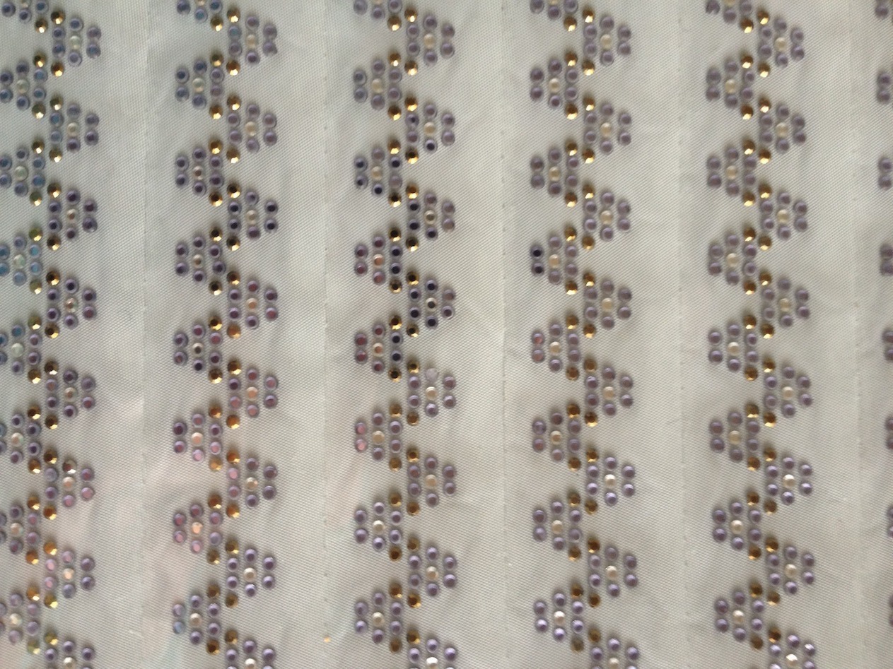 Swarovski® Crystal Transfer in Lilac and Gold