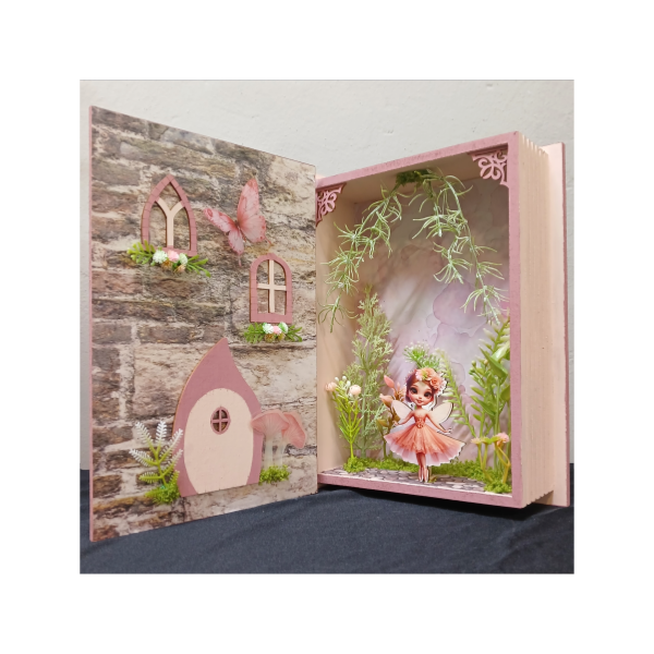 Secret Garden Book Large Pink DIY Kit