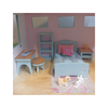 Doll House Bedroom View 1 Dollhouse Large Pink and Teal