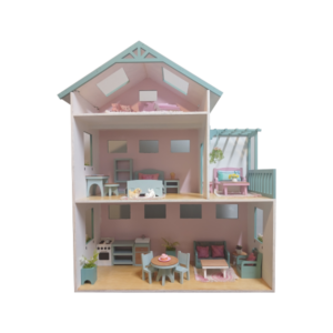 Dollhouse Large Pink and Teal